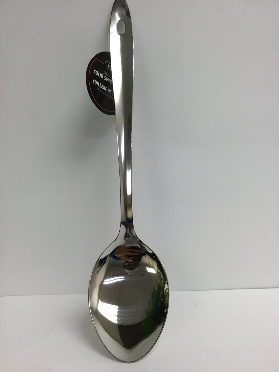Stainless Steel Solid Serving Spoon 1 Pcs.