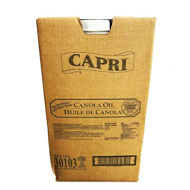 Capri - Canola Oil 16L Cholesterol Free Zero Trans Fat