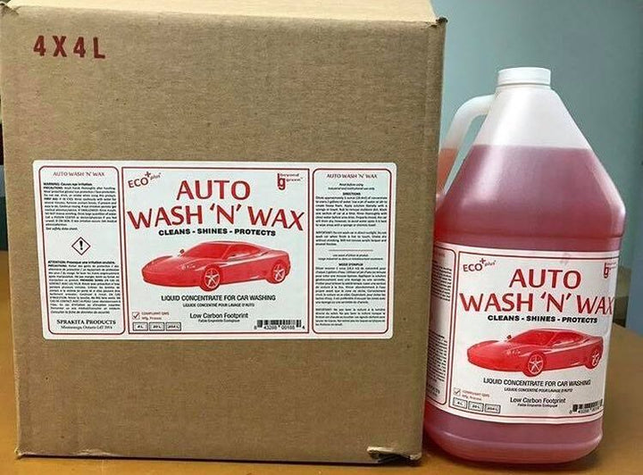 Auto Wash 'n' Wax Sprakita 4L x 4 Jugs