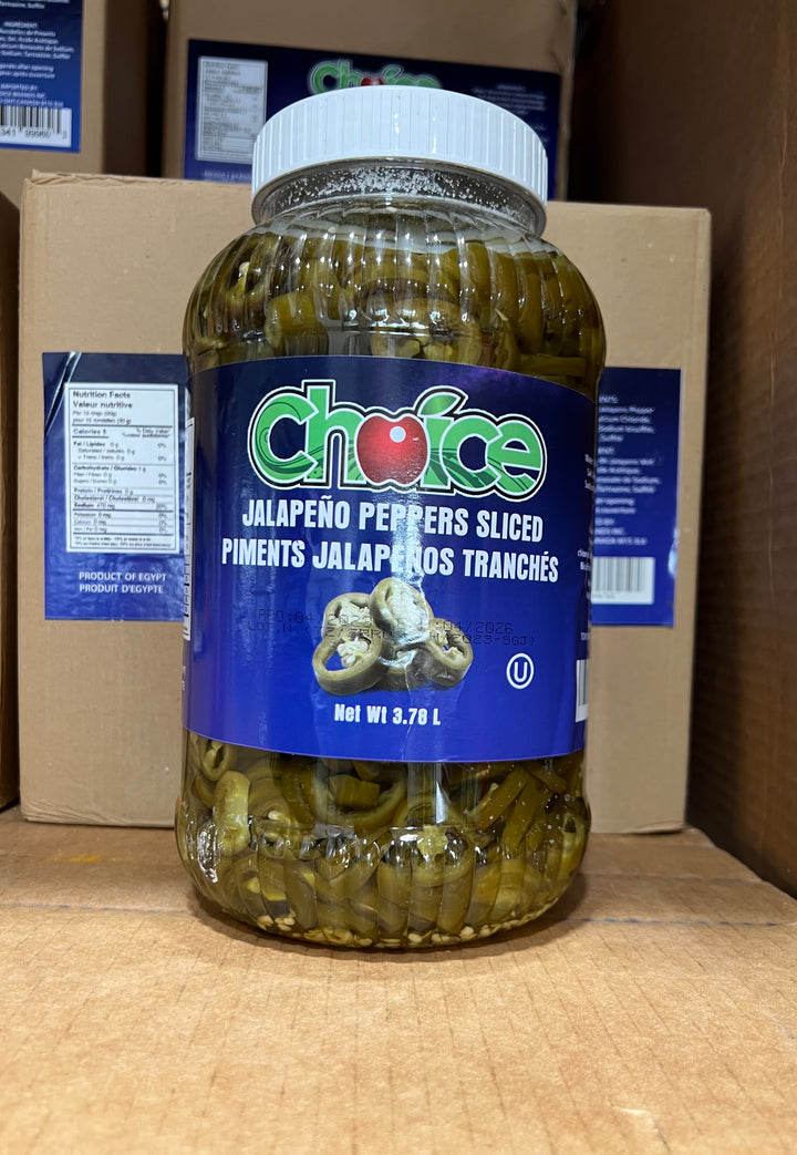 Sliced Green Jalapeno Peppers, 3.78 L x 4 Jugs