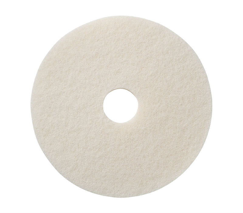 17" White Super Polish Floor Pad 1 Pcs