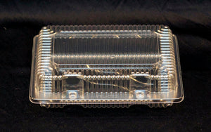 Vel-022 Clear Hinged Cont 500 Pcs. (8.25" x 6" x 2.5")