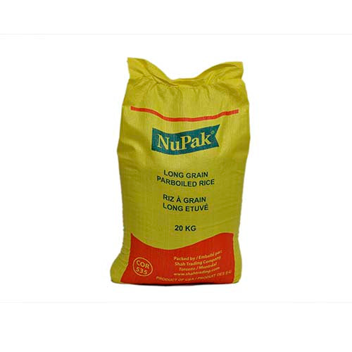 Nupak - Parboiled Rice 20 Kg