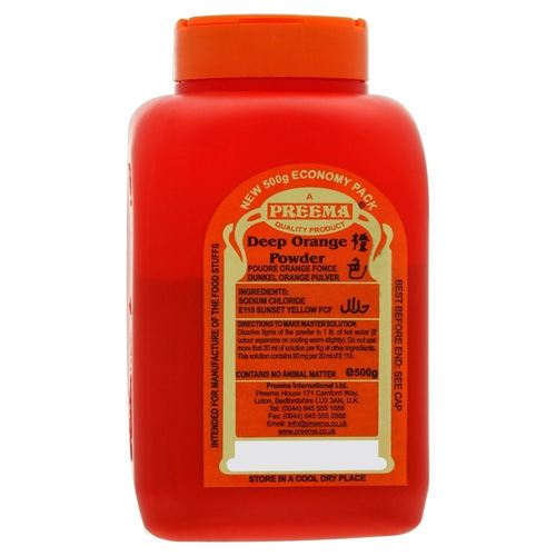 Preema - Powder Colour Orange 400g x 1 Bottle