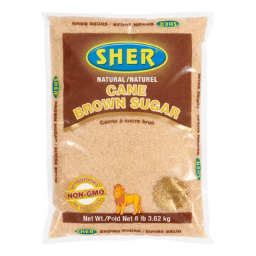 Sher Natural Cane Brown Sugar 8 Lbs – Golden Supplies Ltd
