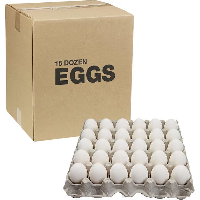 Large Eggs 15 Dozen
