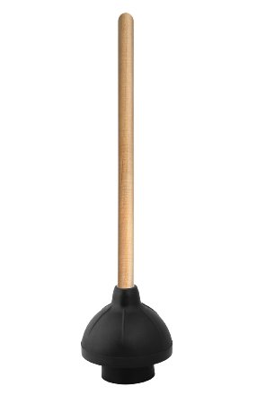 Plunger With 16" / 40 Cm Wood Handle Heavy Duty