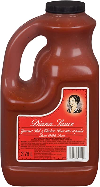 Diana - Gourmet Rib & Chicken BBQ Sauce, 3.78 L x 2 Jugs