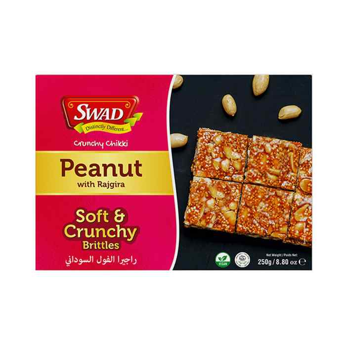Swad Peanut With Rajgira Soft & Crunchy Brittles 250g