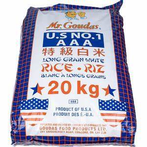 AAA White Rice Mr. Goudas 20 Kg – Golden Supplies Ltd