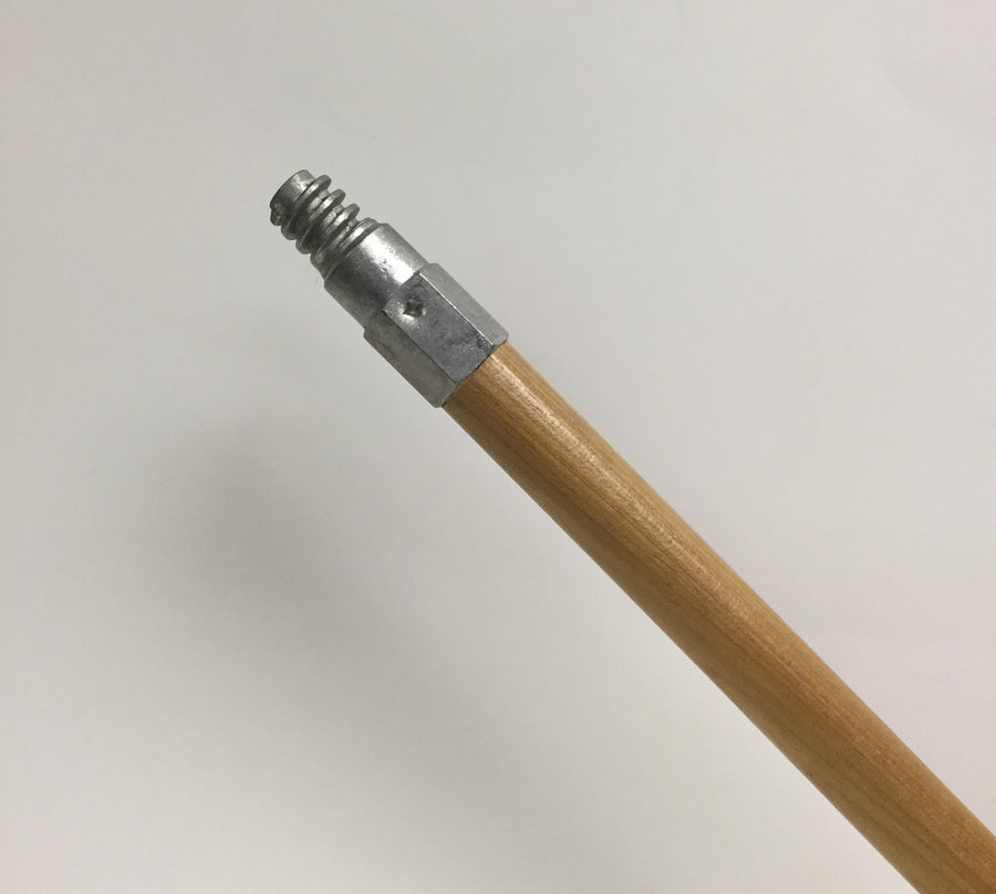 Wood Metal Threaded Tip Handle 15/16"x60"