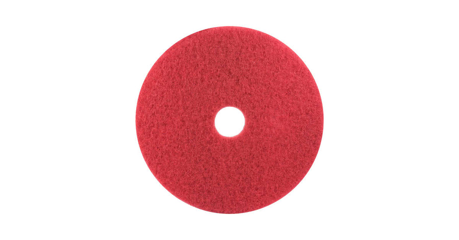 13" Red Spray Buff Floor Pad 5 Pcs