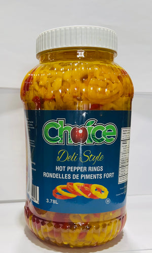 Hot Pepper Rings 3.78L x 1 Jug