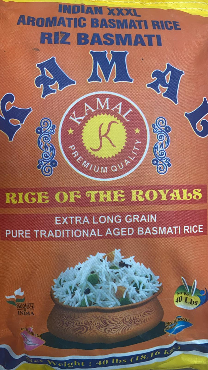 Kamal - Basmati Rice 40 Lbs