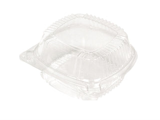 1050 Clear View Hinged Container (5 1/4" X 5 1/4" X 2 1/2") 400 Pcs.
